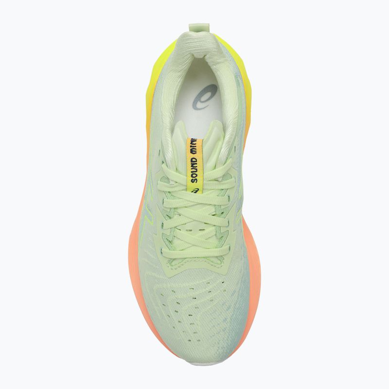 Кросівки для бігу жіночі ASICS Novablast 4 Paris cool matcha/safety yellow 6