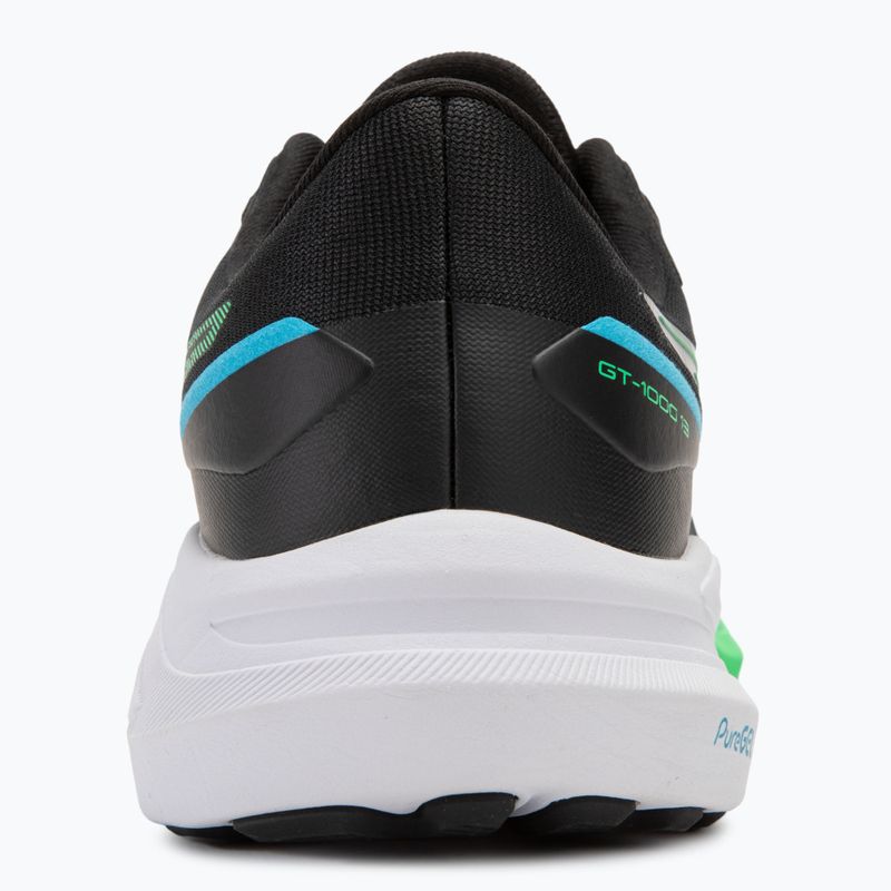 Кросівки для бігу чоловічі ASICS GT-1000 13 black/digital aqua 6