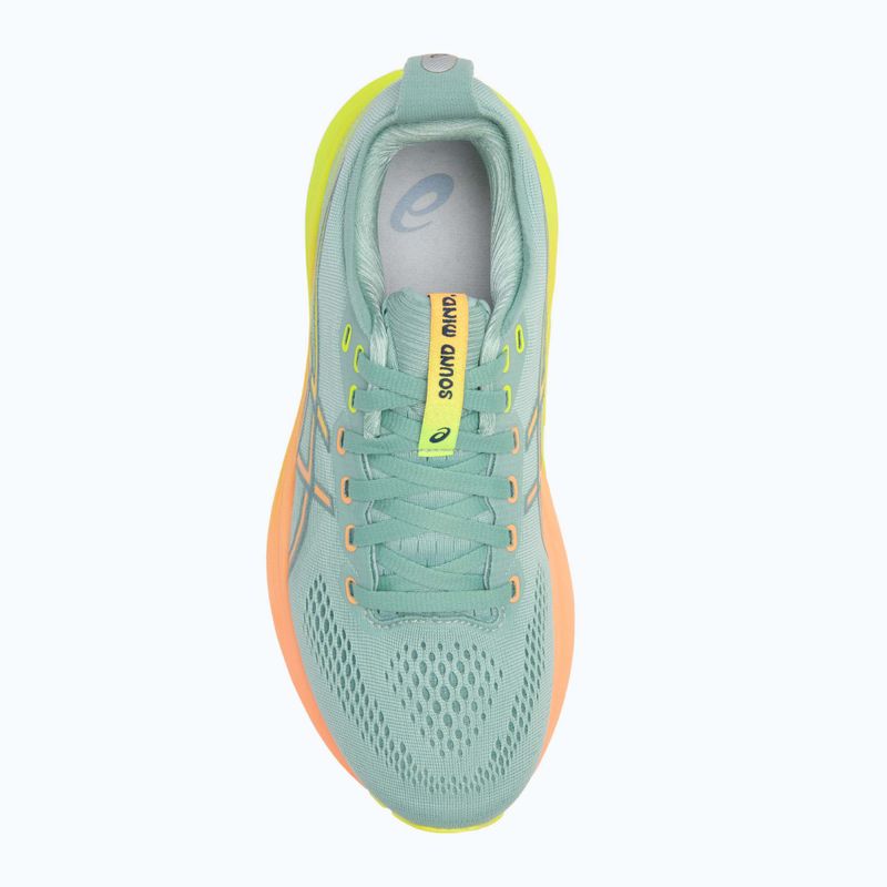 Кросівки для бігу жіночі ASICS Gel-Kayano 31 Paris light celadon/safety yellow 6