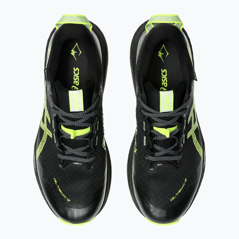 Кросівки для бігу чоловічі ASICS Gel-Trabuco 12 GTX black/safety yellow 12