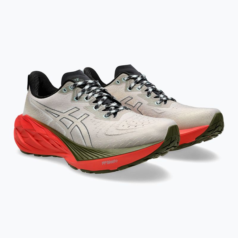 Кросівки для бігу чоловічі ASICS Novablast 4 TR nature bathing/red snapper 10