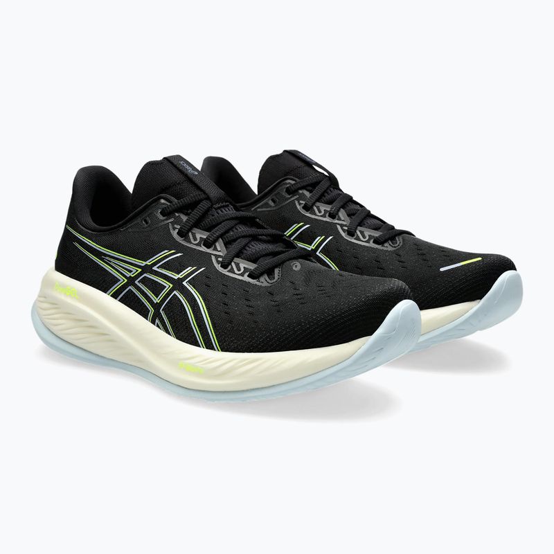 Кросівки для бігу чоловічі ASICS Gel-Cumulus 26 black/safety yellow 10