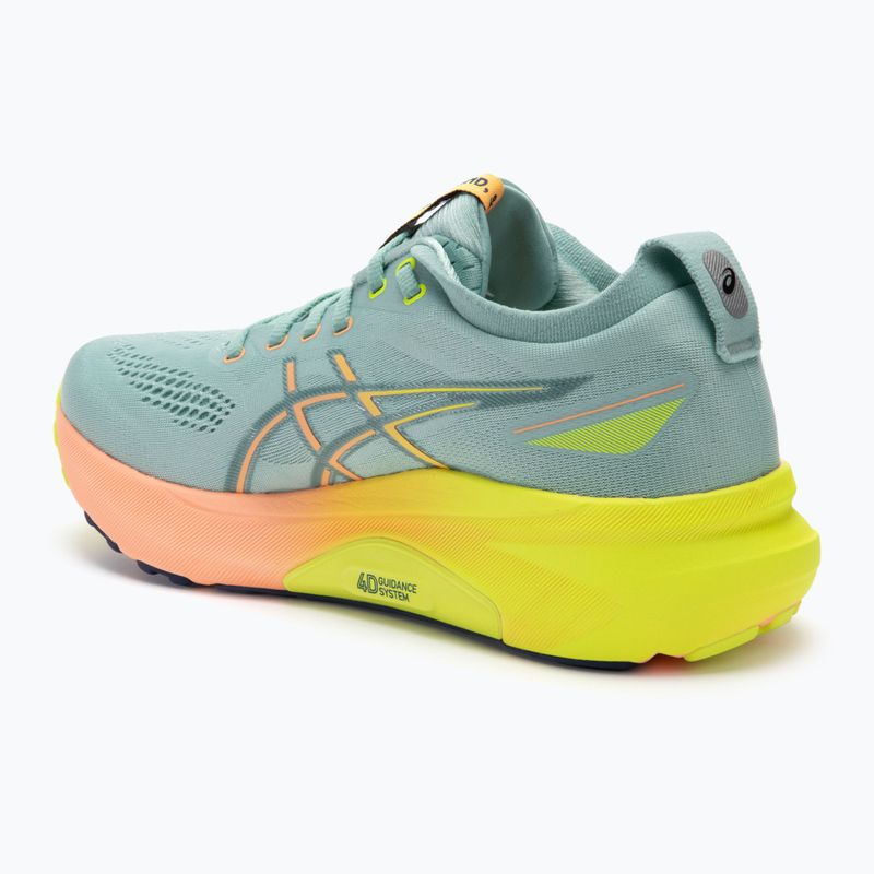 Кросівки для бігу чоловічі ASICS Gel-Kayano 31 Paris light celadon/safety yellow 3