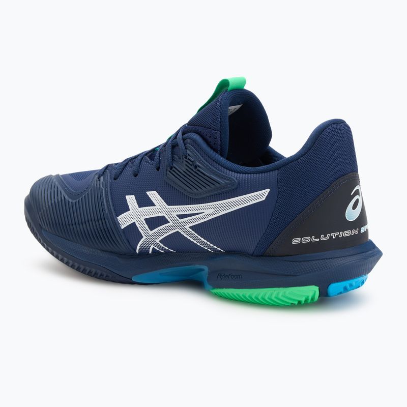 Кросівки для тенісу чоловічі ASICS Solution Speed FF 3 Clay blue expanse/white 3