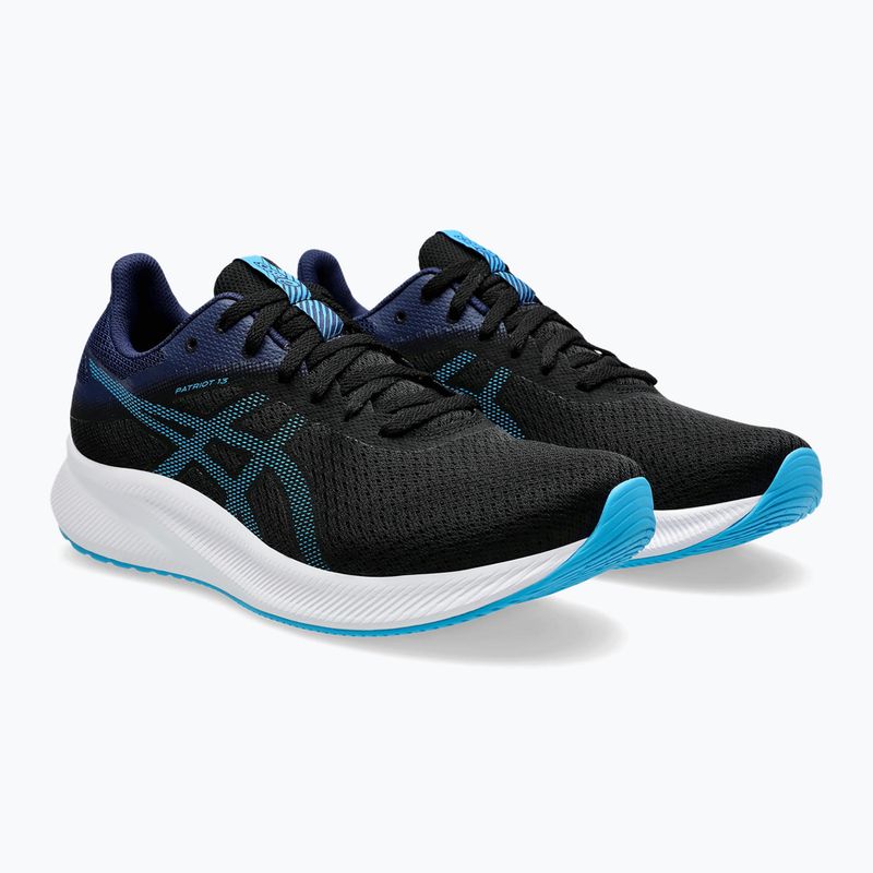 Кросівки для бігу чоловічі ASICS Patriot 13 black/digital aqua 10