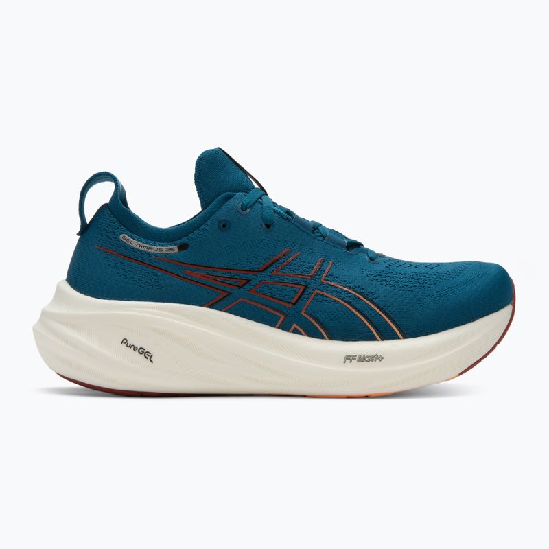 Кросівки для бігу чоловічі ASICS Gel-Nimbus 26 rich navy/faded orange 2