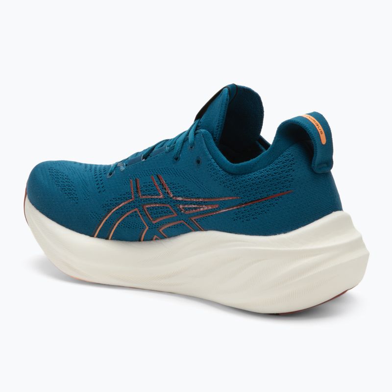 Кросівки для бігу чоловічі ASICS Gel-Nimbus 26 rich navy/faded orange 3