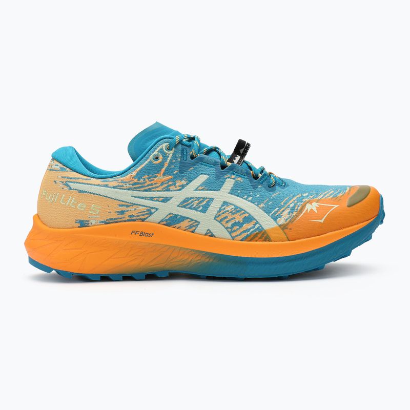 Кросівки для бігу чоловічі ASICS Fuji Lite 5 teal blue/cool matcha 2