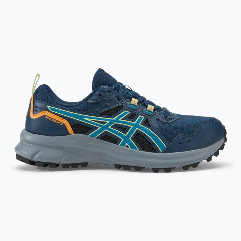 Кросівки для бігу чоловічі ASICS Trail Scout 3 night sky/teal blue 2