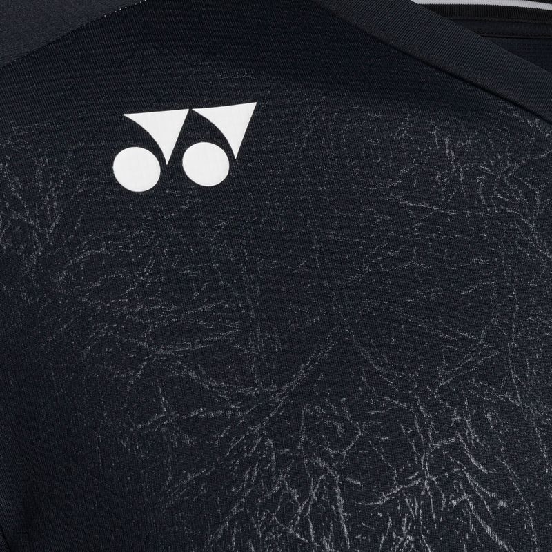 Футболка тенісна чоловіча YONEX 10518 Crew Neck black 3