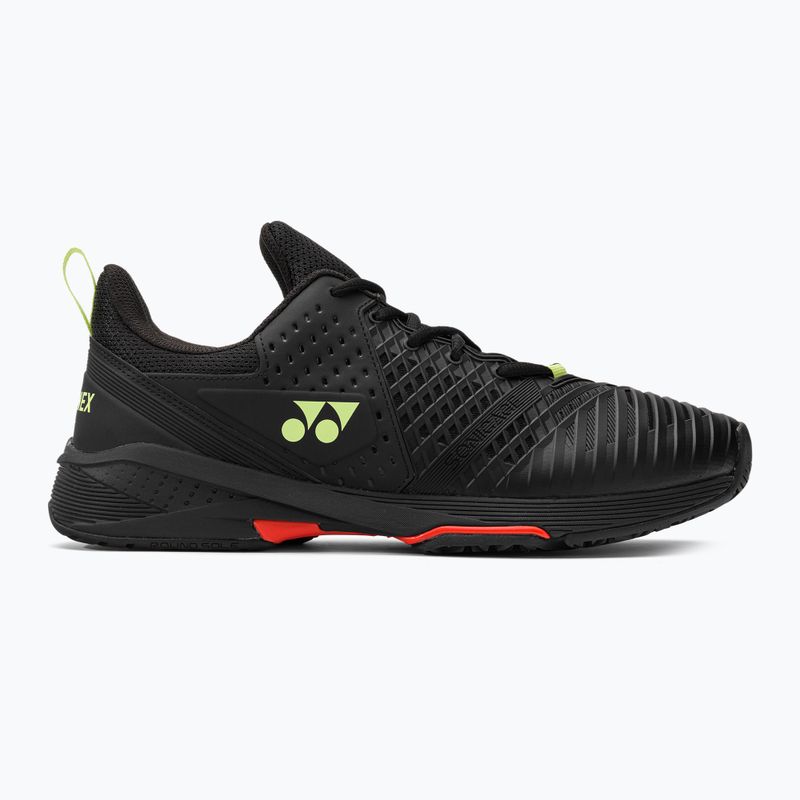Кросівки для тенісу чоловічі YONEX Sonicage 3 black/lime 2