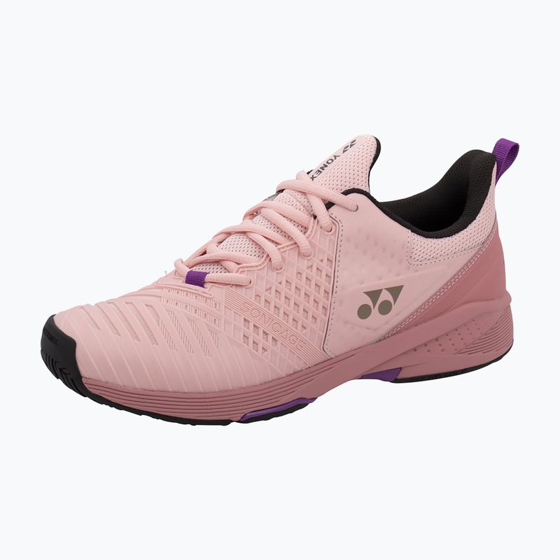 Жіночі тенісні туфлі YONEX Sonicage 3 рожевий/бежевий 10
