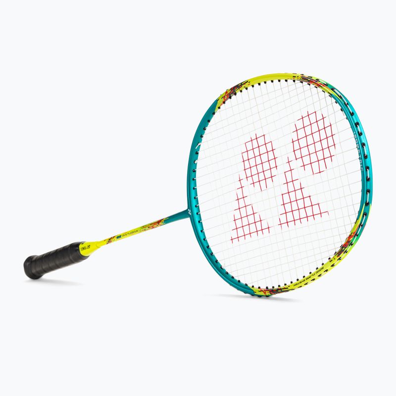 Ракетка для бадмінтону YONEX Nanoflare E13 turquoise/yellow 2