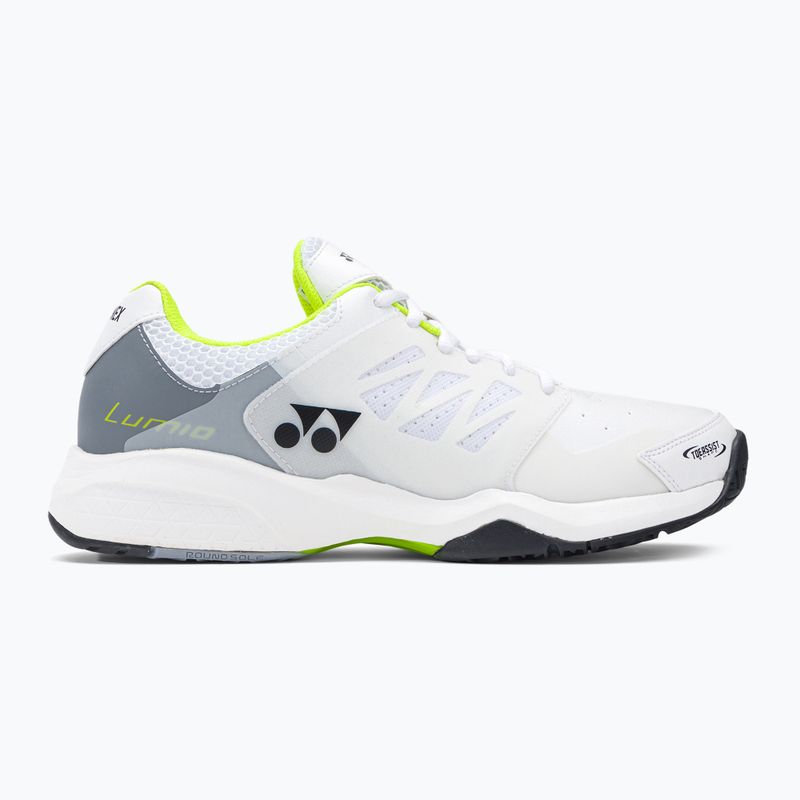 Кросівки для тенісу чоловічі YONEX Lumio 3 white/lime 2