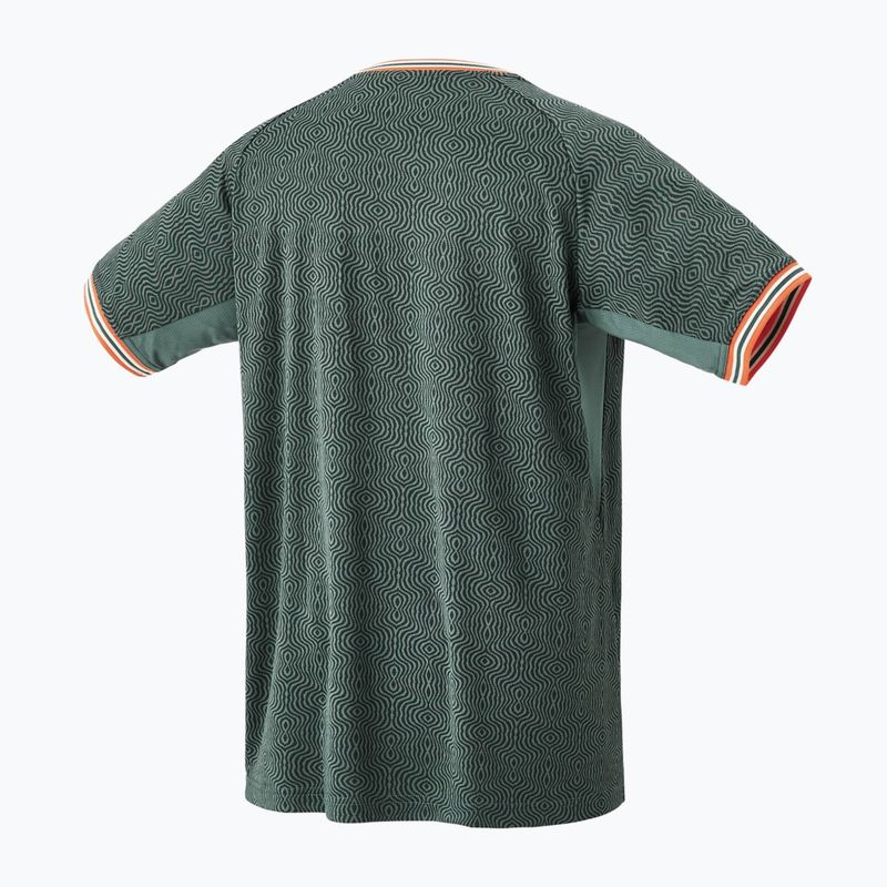 Футболка  тенісна чоловіча YONEX 10560 Roland Garros Crew Neck olive 2
