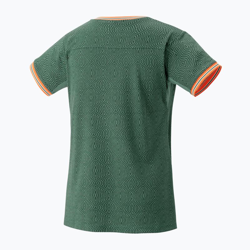 Футболка  тенісна жіноча YONEX 20758 Roland Garros Crew Neck olive 2