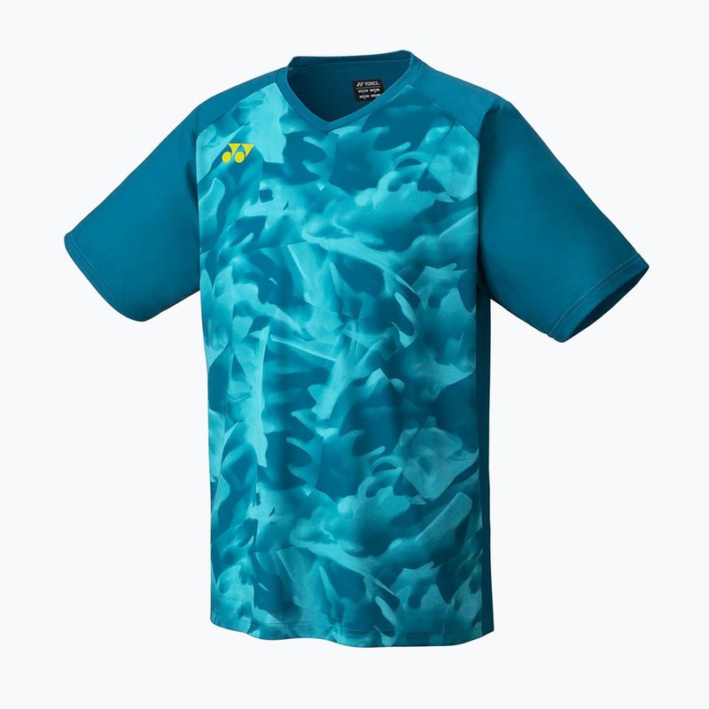 Чоловіча тенісна сорочка YONEX 0033 Club синя/зелена