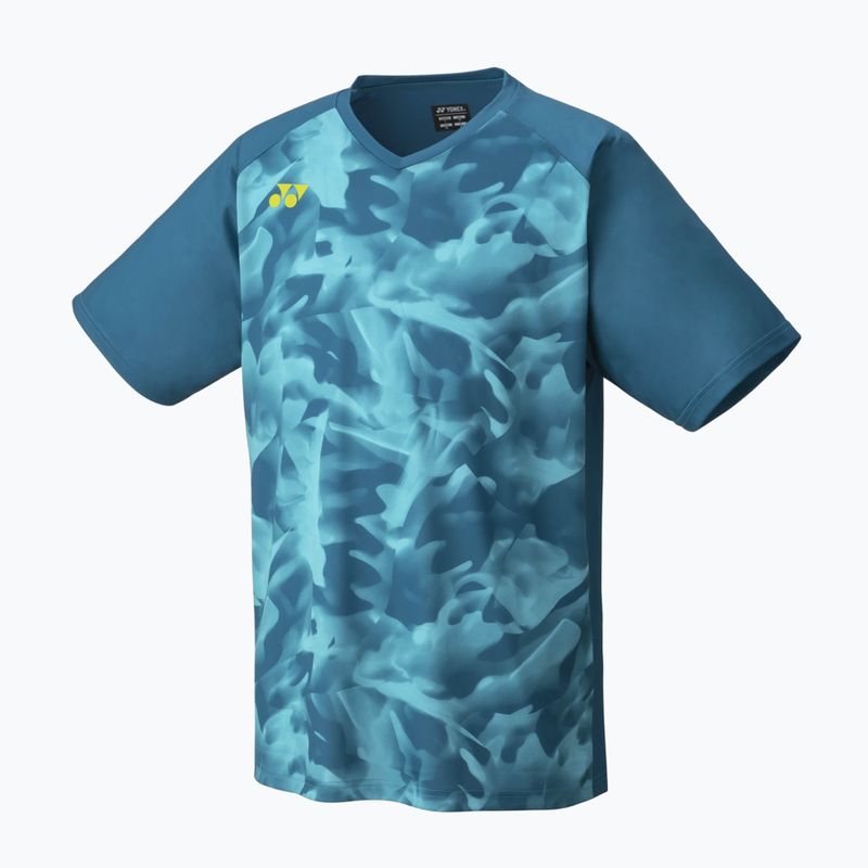 Жіноча тенісна сорочка YONEX 0033 Club W синя/зелена
