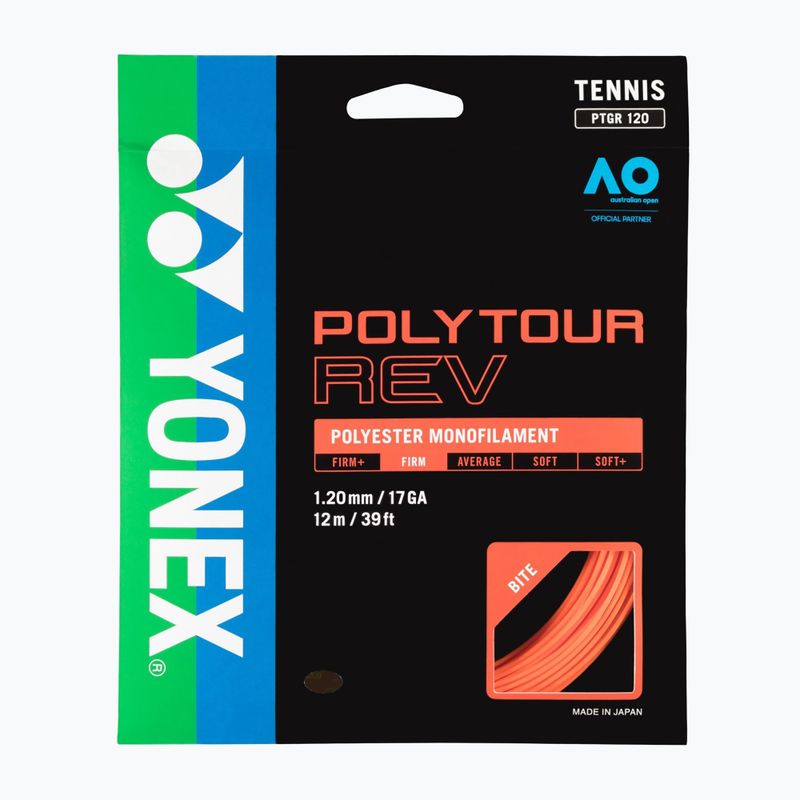 Струна тенісна YONEX Poly Tour Rev 120 Set 12 м м'ятна 2