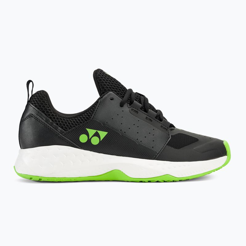 Кросівки тенісні чоловічі YONEX Lumio 4 black/lime green 2