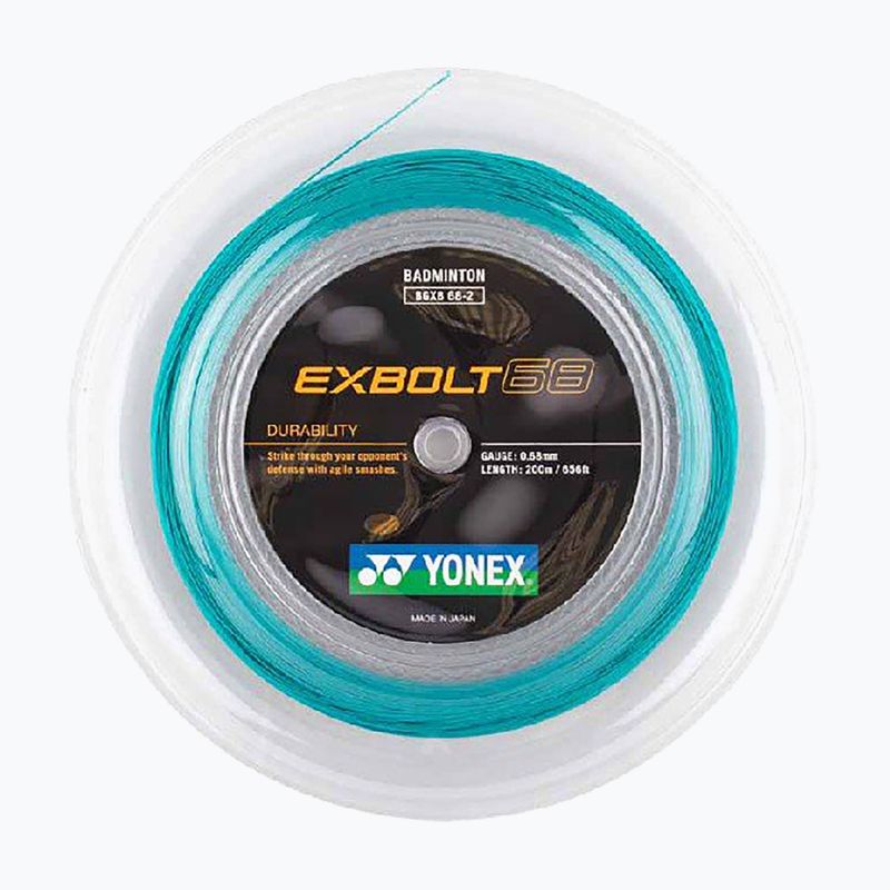 Струна для бадмінтону YONEX Exbolt 68 Set 10 м turquoise