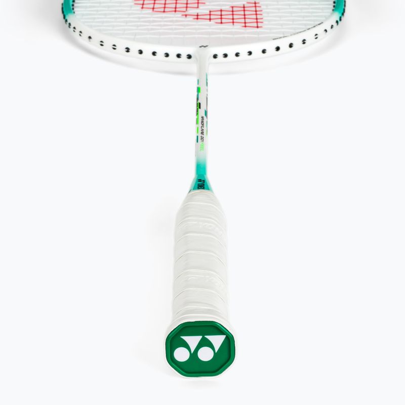 Ракетка для бадмінтону YONEX Nanoflare 001 Feel 2025 біла/м'ята 3