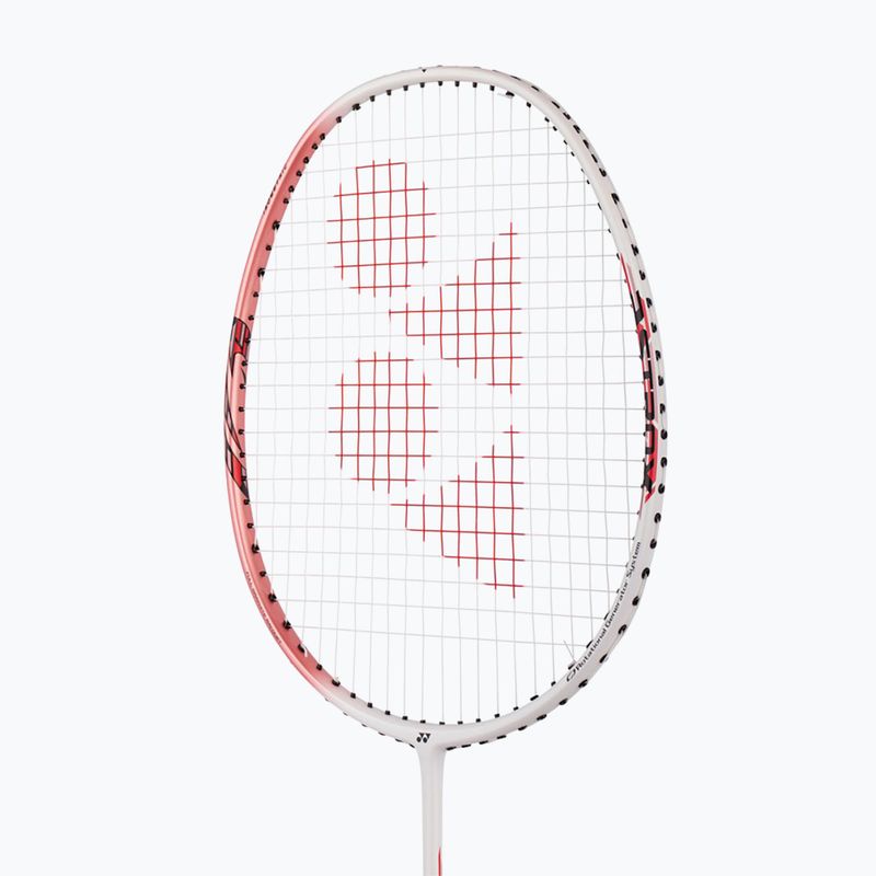 Бадмінтонна ракетка YONEX Astrox 01 Ability 2025 біла/рожева 3