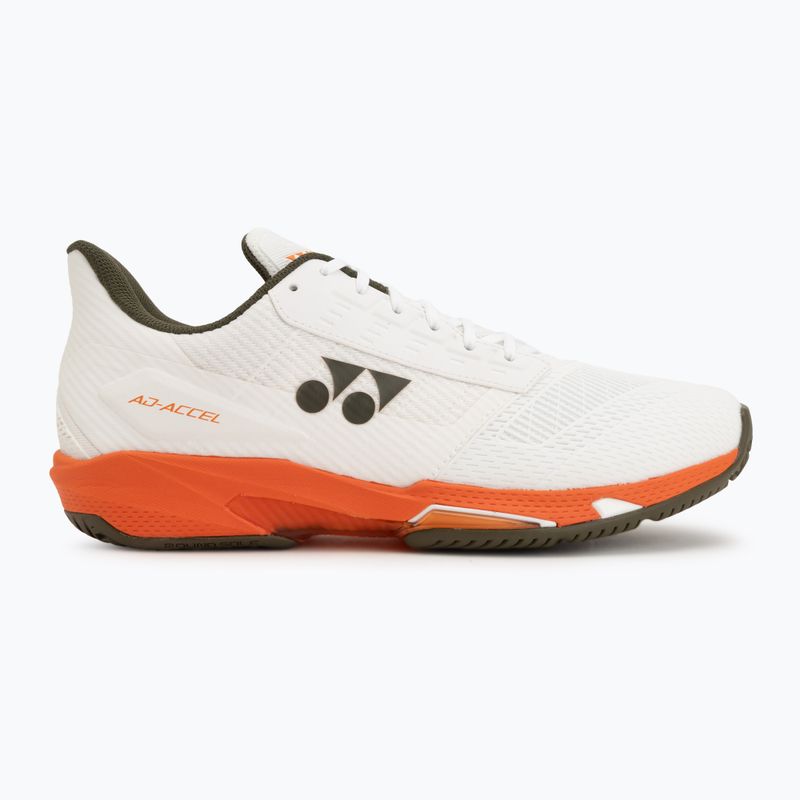 Кросівки тенісні чоловічі YONEX Power Cushion Ad-Accel white/orange 2