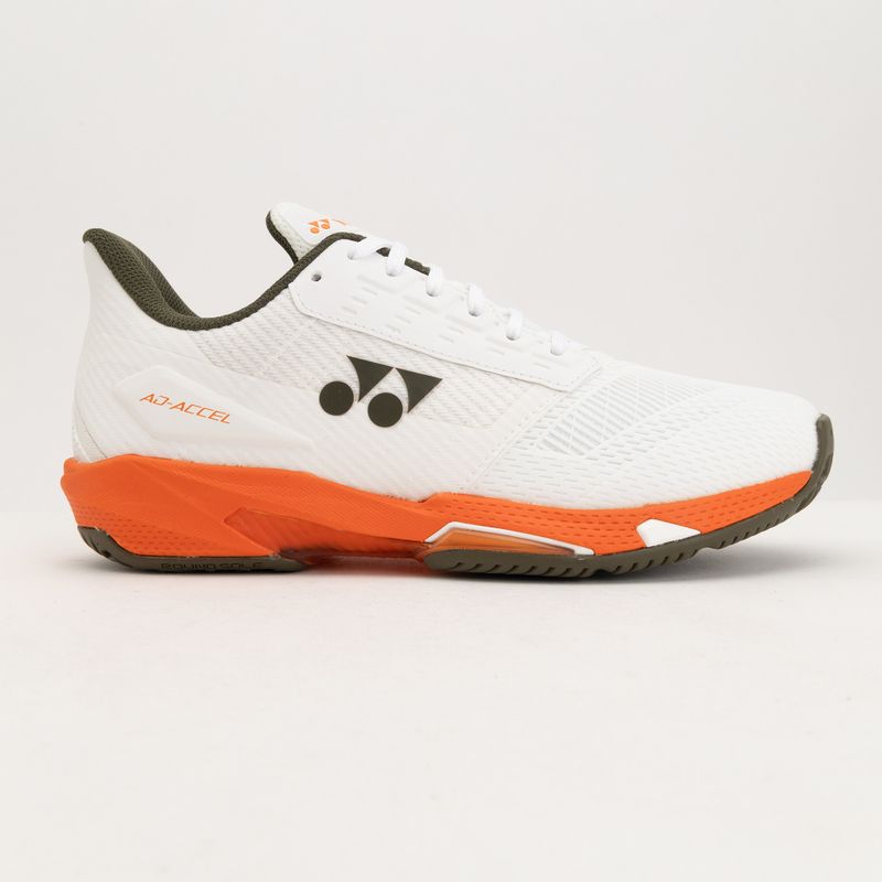 Кросівки тенісні жіночі YONEX Power Cushion Ad-Accel white/orange 2