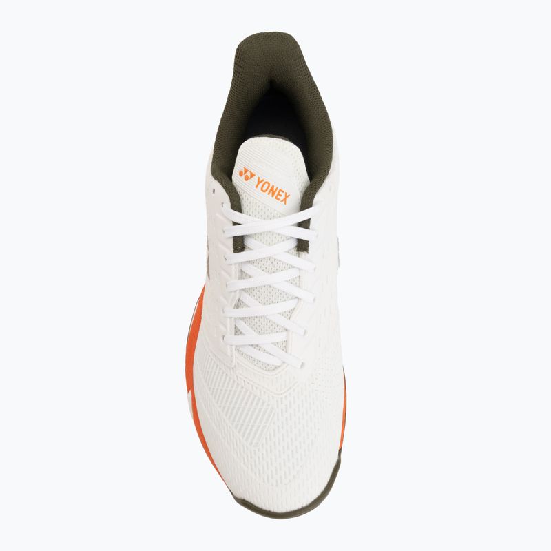 Кросівки тенісні жіночі YONEX Power Cushion Ad-Accel white/orange 5