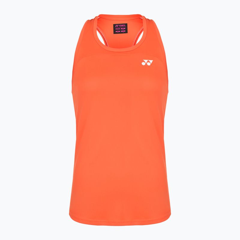 Футболка для тенісу жіноча YONEX 16853 Practice Tank In cyber orange