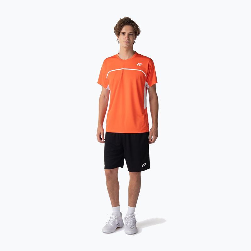 Футболка чоловіча YONEX 10726 Practice Crew Neck cyber orange 2