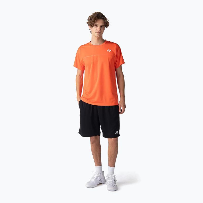 Футболка тенісна чоловіча YONEX 10728 Crew Neck cyber orange 2