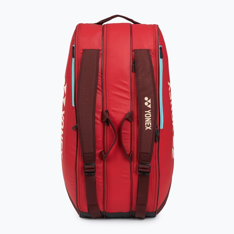 Сумка тенісна YONEX 42529 Team Racquet Bag 9 pcs ruby red 6