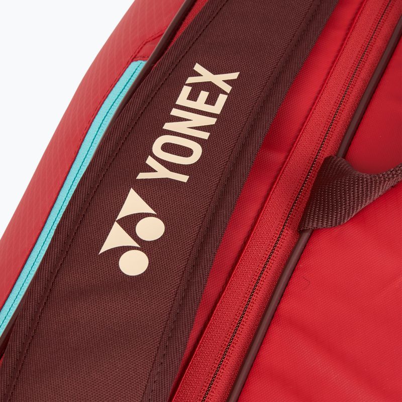 Сумка тенісна YONEX 42529 Team Racquet Bag 9 pcs ruby red 9