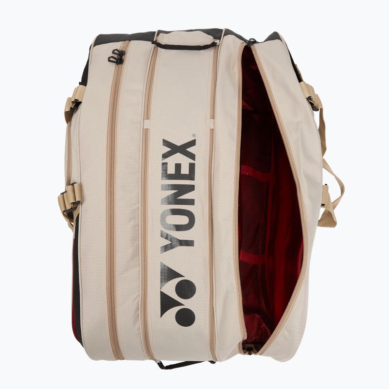 Сумка тенісна YONEX 726212 Gearlogic Racket Bag 12 pcs beige 11