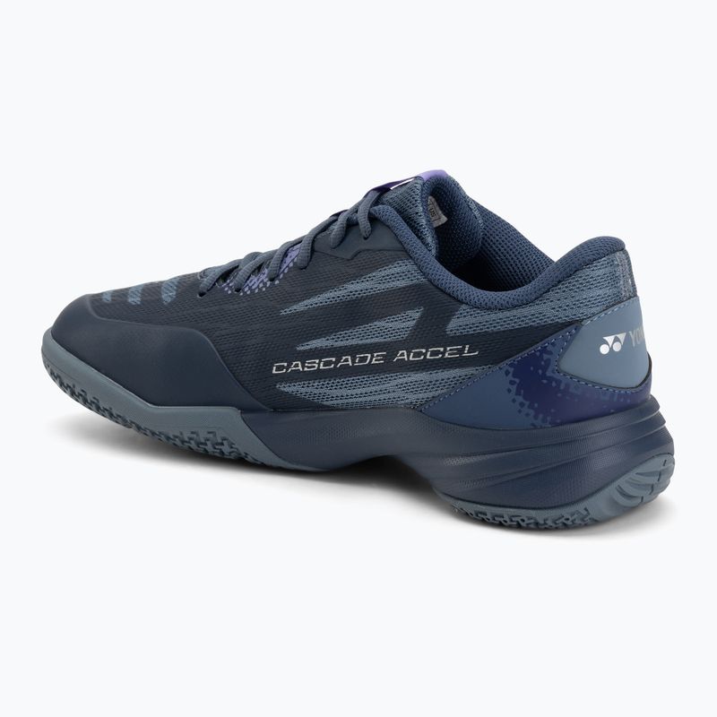 Кросівки для бадмінтону жіноче YONEX Cascade Accel 2 Wide purple 3
