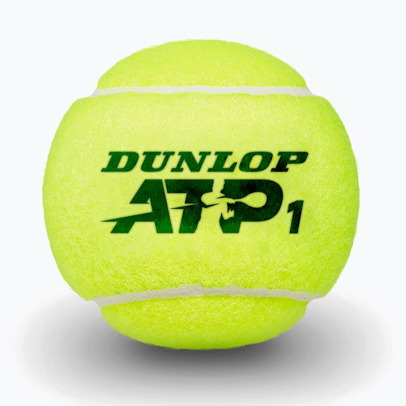 М'ячі тенісні Dunlop ATP Tour 4 pack green 4