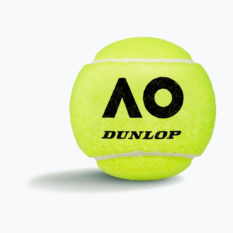 М'ячі тенісні Dunlop Australian Open 4B 4 шт. green 2