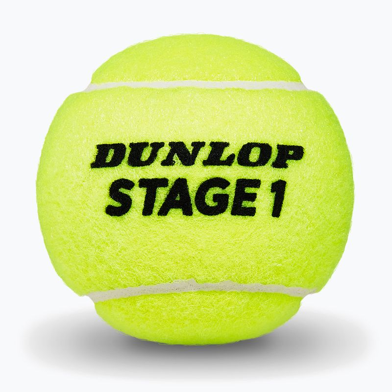 М'ячі тенісні Dunlop Stage 1 3 pack green 3