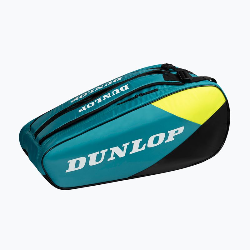 Сумка тенісна Dunlop SX-Club 10Rkt 75 л teal/black/yellow 2