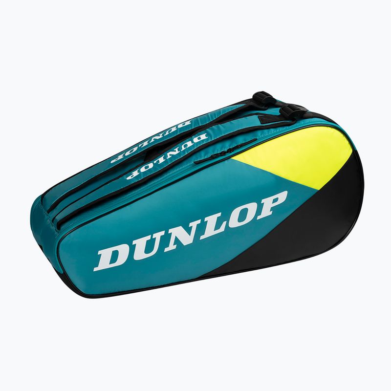 Сумка тенісна Dunlop SX-Club 6 RKT teal/black/yellow 2