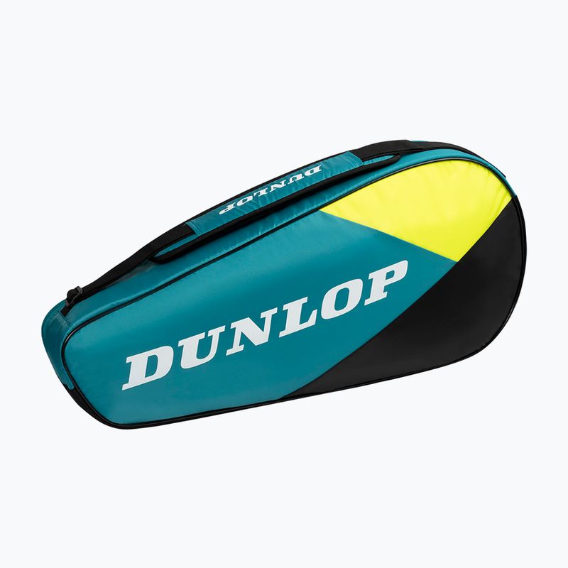 Сумка тенісна Dunlop SX-Club 3 RKT teal/black/yellow 2