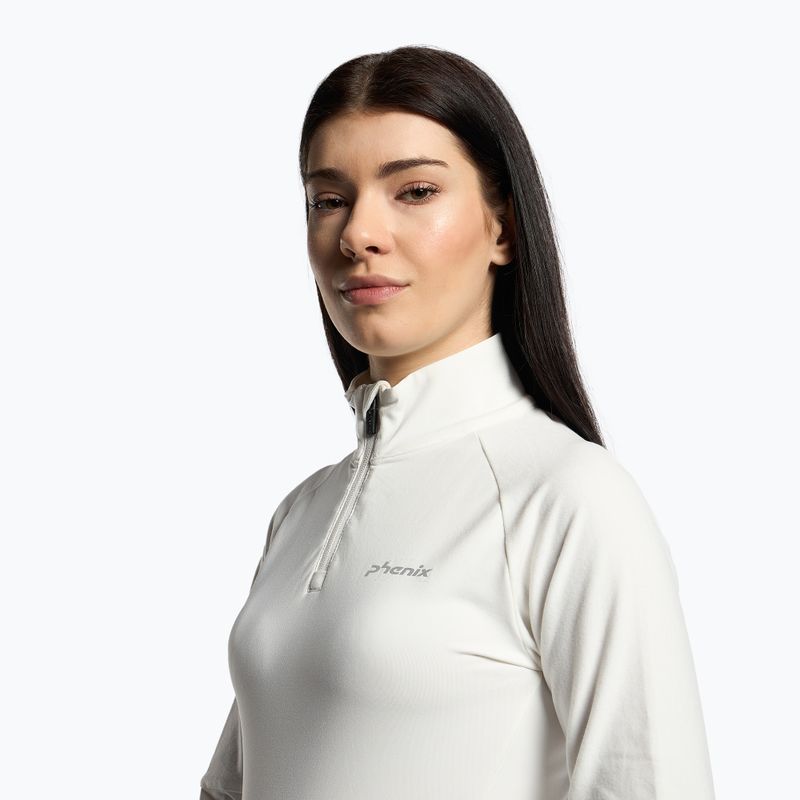 Кофта лижна жіноча Phenix Twin Peaks біла ESW22LS50 4