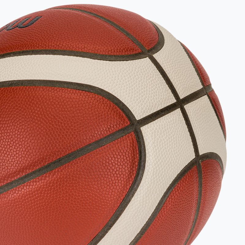 М'яч баскетбольний Molten B6G4550 FIBA brown розмір 6 4