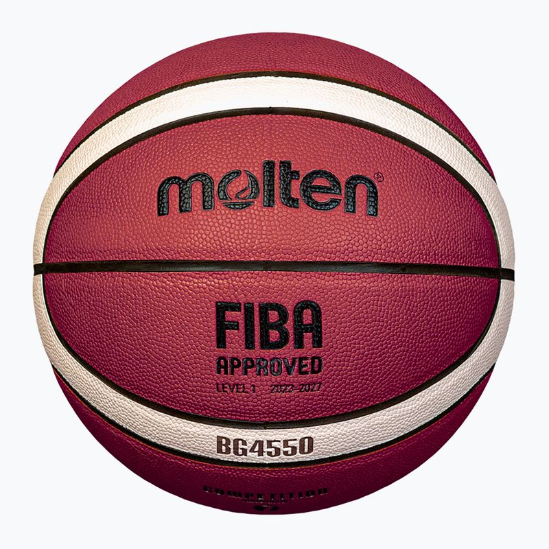 М'яч баскетбольний Molten B6G4550 FIBA brown розмір 6