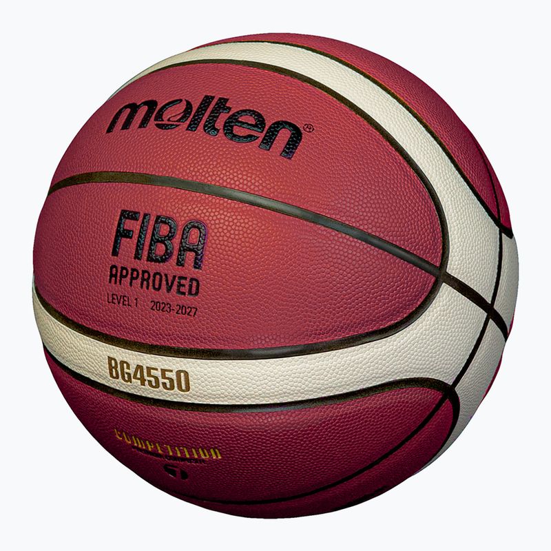 М'яч баскетбольний Molten B7G4050 FIBA brown розмір 7 2