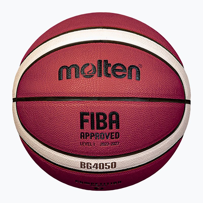 М'яч баскетбольний Molten B5G4050 FIBA brown розмір 5
