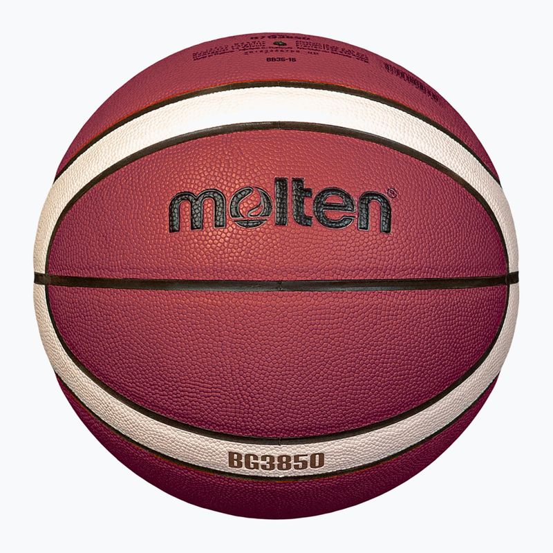 М'яч баскетбольний Molten B7G3850 FIBA brown розмір 7 2