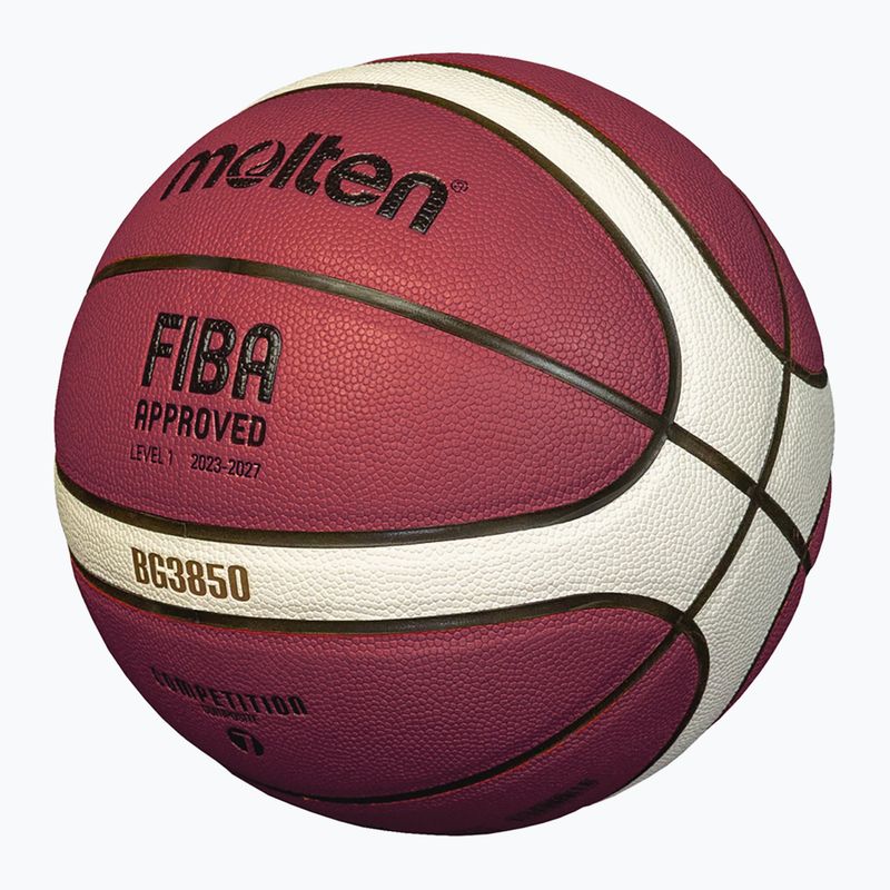 М'яч баскетбольний Molten B7G3850 FIBA brown розмір 7 3